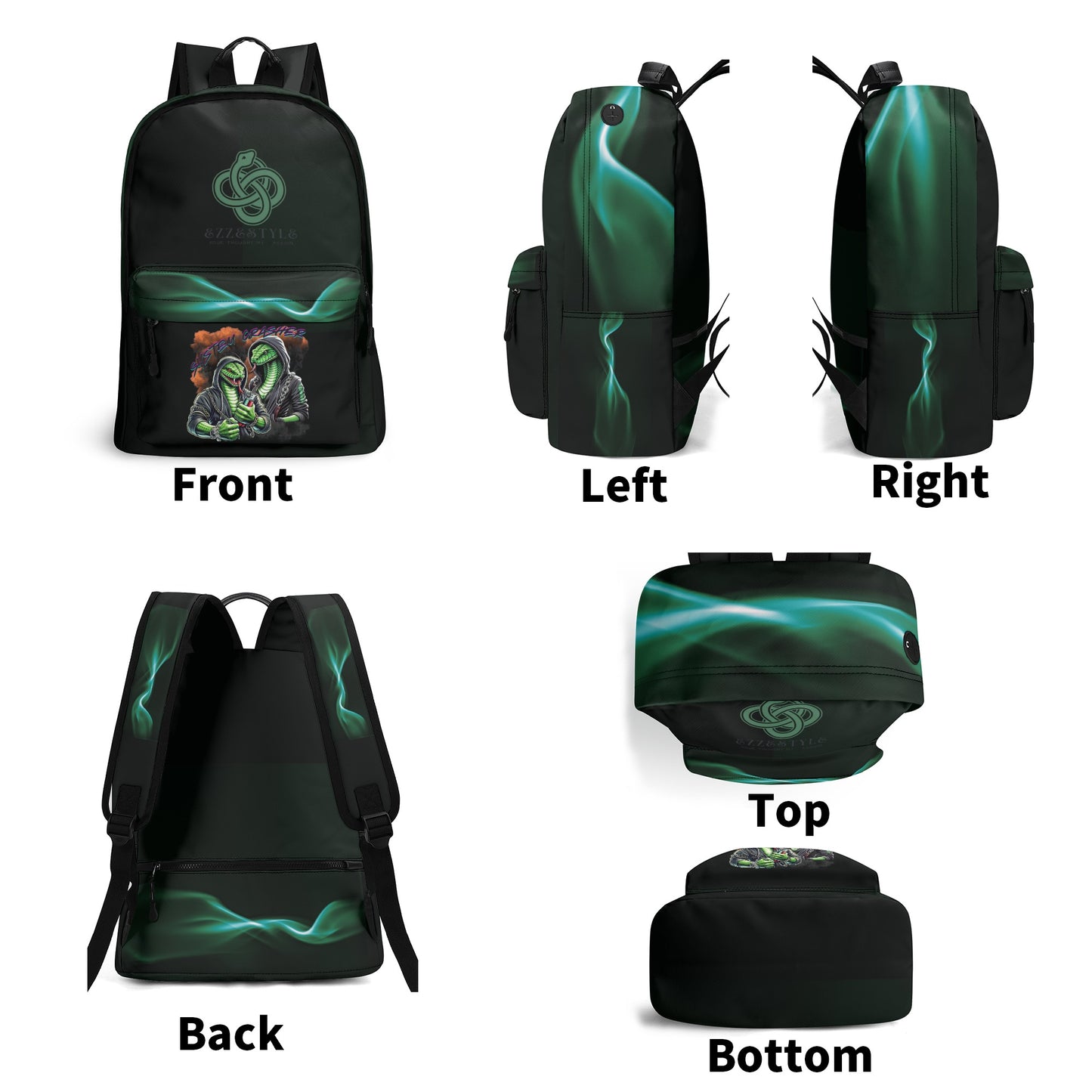 Systemcrasher(PU)LeatherBackpack