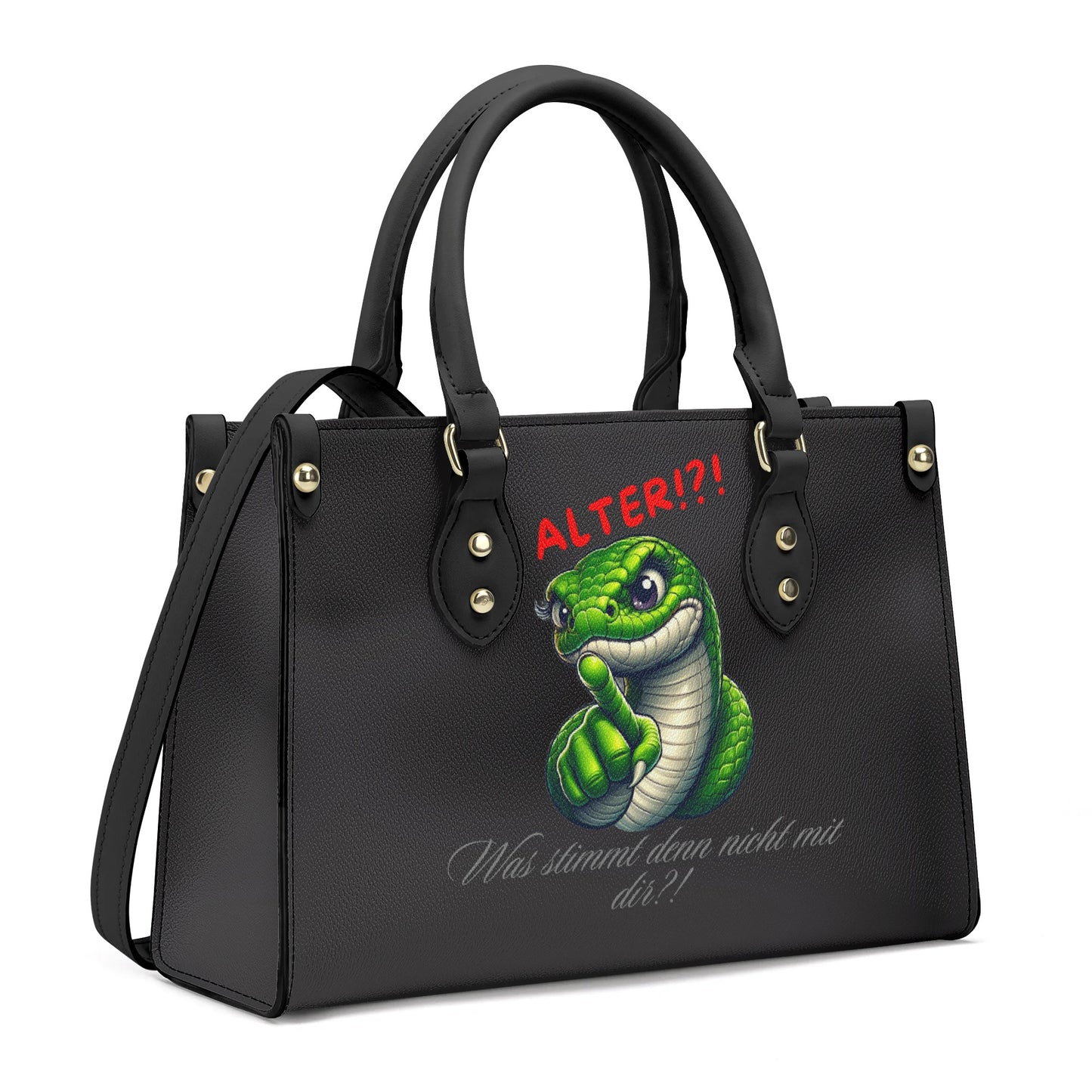 LeffaLife-Version-Luxury(PU)Leather Handbag Black Edition