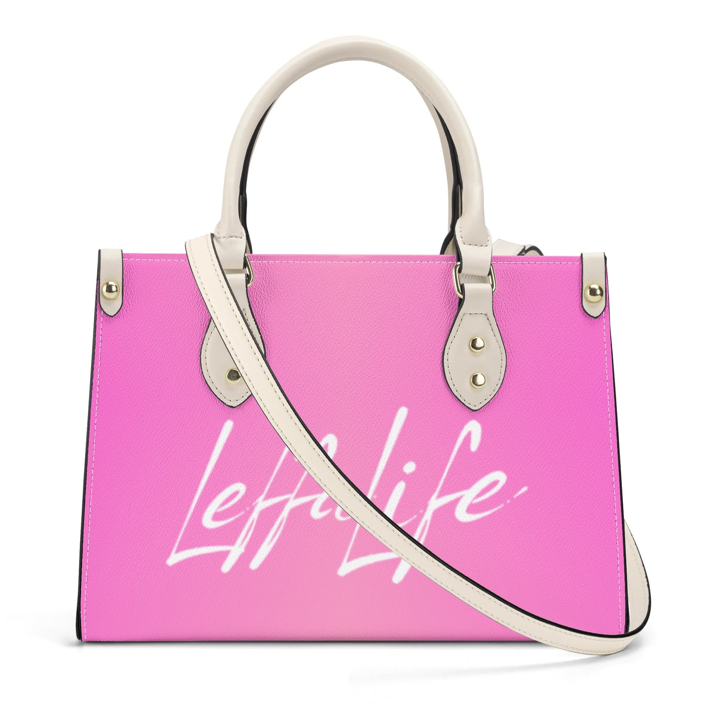 LeffaLife-Version-Luxury(PU)Leather Handbag Pink Edition