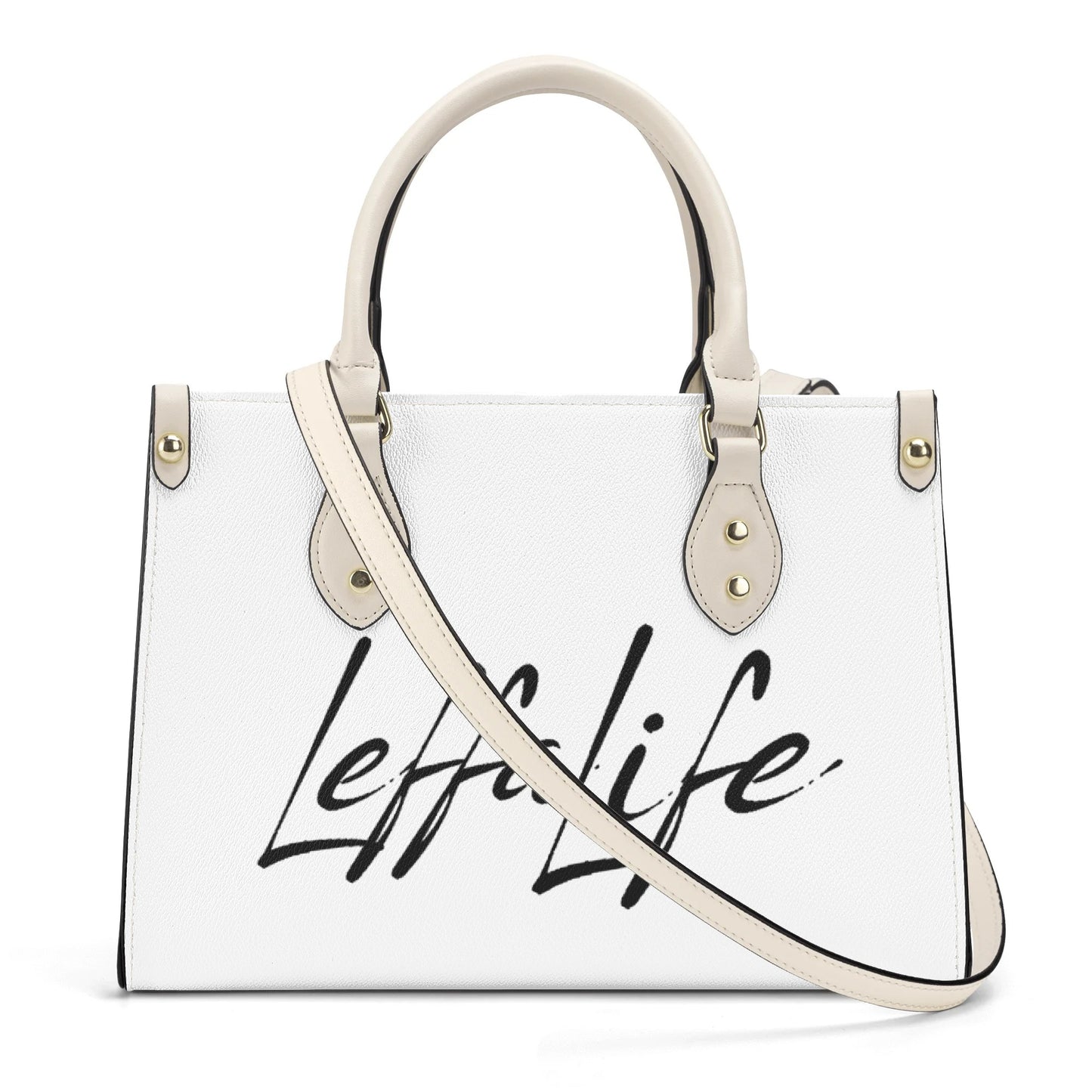LeffaLife-Version-Luxury(PU)Leather Handbag White Edition