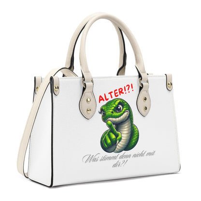 LeffaLife-Version-Luxury(PU)Leather Handbag White Edition