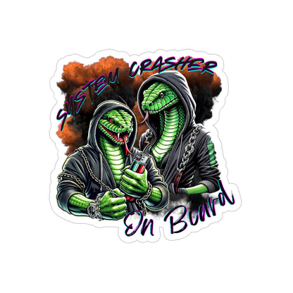 Systemsprenger Transparent Outdoor Sticker