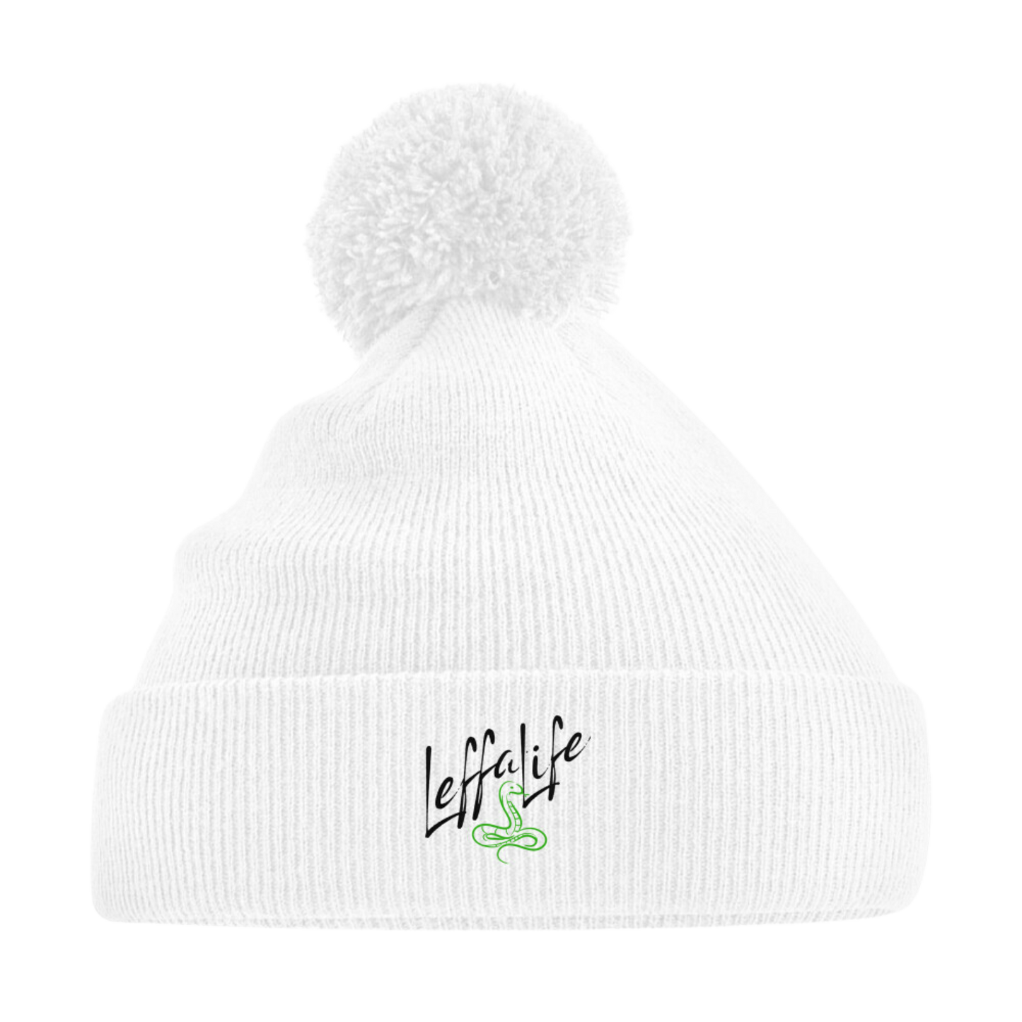 LeffaLife Bommelmütze Weiss