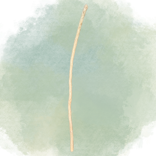 Stab Rohling gebogen