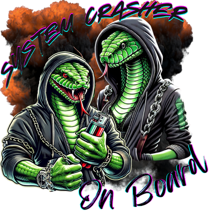 Systemsprenger Transparent Outdoor Sticker